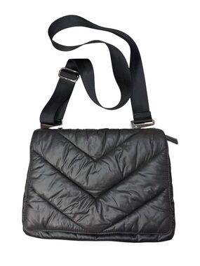 ATHLETA x Caraa Black Puffer Crossbody Bag/Purse